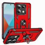 Xiaomi Redmi Note 13 Pro 5G Military Armour Ring Case Red