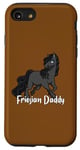 Coque pour iPhone SE (2020) / 7 / 8 Amoureux des chevaux - Friesian Daddy