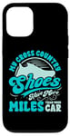 Coque pour iPhone 12/12 Pro Mes chaussures de cross-country ont plus de milles pour