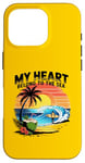 iPhone 16 Pro My Heart Belong To The Sea Beach Lifestyle Case