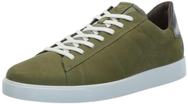 ECCO Men's Street Lite Retro Sneaker, Acorn/Tarmac Nubuck, 8/8.5 UK