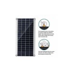 Kit Solaire 300w - Panneau Solaire Flexible Module Pv Monocristallin + Contrôleur 20a Pour Bateau Voiture Camping-car Maison