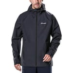 Berghaus Men's Paclite 2.0 Gore-Tex Waterproof Shell Jacket, Lightweight, Durable, Stylish Coat, Carbon, XXL
