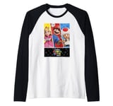 The Super Mario Bros. Movie Mushroom Kingdom Trio Panels Raglan Baseball Tee