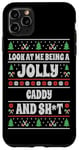 iPhone 11 Pro Max Funny Golf Caddy Ugly Christmas Design Xmas Themed Case