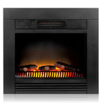 Classic Fire Cheminée Electrique Chicago - Cheminee Decorative 2000W - Cheminée Électrique avec Effet Flame, Chauffage, Panneau de Configuration et Minuterie - Modèle Encastrable - Noir