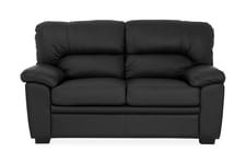 Lindby 2-seters Sofa Kunstlær - Svart 2 seters kinosofa & reclinersofa