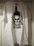 MENS SUICIDE SQUAD OFFICIAL JOKER FACE T SHIRT WHITE XL BRAND NEW