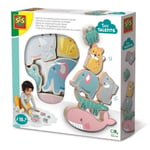 SES CREATIVE - Animaux en bois a equilibrer et empiler - Bebe - Multicolore -...