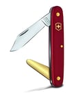 Victorinox Greffoir 2, Couteau Universel de Jardin, Multifonction, Léger, Swiss Made, 2 Fonctions, Lame pointued tip, rouge