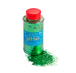 Glitter | 100 Gram tub | Shaker lid for Easy Pouring | Arts and Crafts | Glitter Art | Green