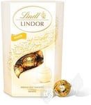 Lindt Lindor White Chocolate Truffles Box - Approximately 16 Balls, 200 g - The