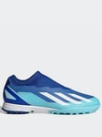 Adidas X Laceless Crazy Fast.3 Astro Turf Football Boots - Blue