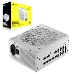 Corsair RM1000x Shift Alimentation ATX Entièrement Modulaire - Interface Latérale Modulaire - Compliant ATX 3.0 & PCIe 5.0 - Condensateurs Évalués à 105°C - Efficacité 80 Plus Gold - Blanc