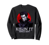 Funny Gothic Dracula Vampire for Book Lovers and Nerds Sweatshirt