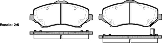 Bromsbelägg - Jeep - Fiat - Chrysler - Dodge - Lancia