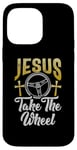 iPhone 14 Pro Max Jesus take the Wheel Hot Rod Case