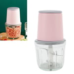 600ml Mini Food Processor Wireless Powerful Easy Cleaning Meat Grinder Small El✿