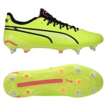 PUMA King Ultimate Sg Phenomenal - Electric Lime/svart/poison Pink - Soft Ground (Sg), storlek 44