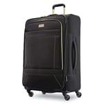 American Tourister Belle Voyage Softside Luggage with Spinner Wheels, Black, Checked-Large 28-Inch, Belle Voyage Softside Luggage with Spinner Wheels