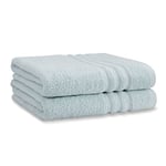 Catherine Lansfield Zero Twist Paire de draps de Bain Bleu Canard