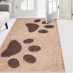 FCSDETAIL Dirt Trapper Indoor Door Mat 84 x 150 cm, Washable Entrance Rug, Absorbent Dog Doormat for Muddy Paws, Inside Mat for front door, Entryway, Pets