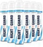 6 x Right Guard Women Deodorant,Total Defense 5 Invisible A/P Spray 250ml