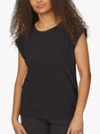 Sisters Point Plain Easy Fit Top, Black