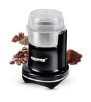 Geepas Electric Wet/Dry Coffee Beans Spice Grinder 200W Dried Nuts Herbs Mixer