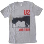 T-Shirt # M Unisex Grey # War Tour [Accessory] U2