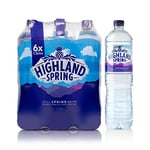 Highland Spring Still Spring Water, 6 x 1.5L