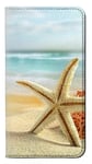 Starfish on the Beach PU Leather Flip Case Cover For Samsung Galaxy A3 (2017)