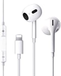 Ecouteurs Pour Iphone,Ecouteurs Filaires Intra-Auriculaires Avec Son Stereo(Microphone Integre Et Contrôle Du Volume)Compatibles Avec Iphone 14/14Pro Max/13/13Pro Max/Se/12/12Pro/11/X/Xr/Xs/8/7/7Pro