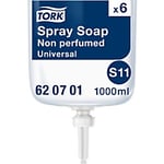 Tork Hand Soap Liquid Non Scented Transparent 1L Pack of 6