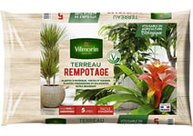 Vilmorin Terreau rempotage plantes d'intérieur 5L, Marron