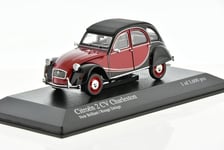 CITROEN 2 CV Charleston Red/Black 1980 1/43 MINICHAMPS 400111500