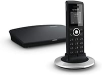 Technology Dect Bundle M325 (Ensemble Combiné Station De Base M300 Et Combiné M25, Jusqu'À 20 Combinés, Jusqu'À 5 Appels Parallèles), Noir