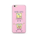 ERT GROUP Original SpongeBob TPU Case for iPhone 6, iPhone 6S, Liquid Silicone Cover, Flexible and Slim, Protective for Screen, Shockproof and Anti-Scratch Phone Case Pink