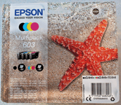 EPSON MULTIPACK 603 STARFISH 07/2026 GENUINE SEALED (C13T03U64020)