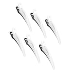 (White)6Pcs Hair Clips For Sectioning Styling Prevent Slip Professional XTT