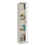 1 XKIT ARMOIRE 1 PORTE 4 eTAGERES POLYVALENTES 37X37XH180