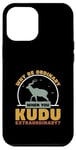 Coque pour iPhone 12 Pro Max Pourquoi être ordinaire lorsque vous Kudu Extraordinaire Cool Kudu Hunter