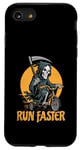 Coque pour iPhone SE (2020) / 7 / 8 Courez plus vite | Grim Reaper Halloween