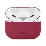 holdit AirPods Pro/AirPods Pro 2 Skal Silikon Red Velvet