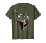 Star Wars Boba Fett Faded Helmet Poster T-Shirt