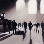 Jon Barker "Grand Central Station Rendezvous New York" Canvas Print, Cotton, Multi-Colour, 3.20 x 40.00 x 40.00 cm