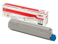 OKI toner black for C8600 6000pages (43487712)