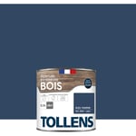 Peinture extérieure bois 2 en 1 - Ultra Résistante Tollens Satin - Bleu Marine - 0,5L=8m2