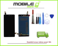 Ecran LCD + Vitre Tactile pour HUAWEI P8 lite couleur noir + outils + Colle