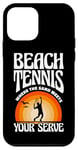 iPhone 12 mini Beach Tennis Where The Sand Meets Your Serve Case